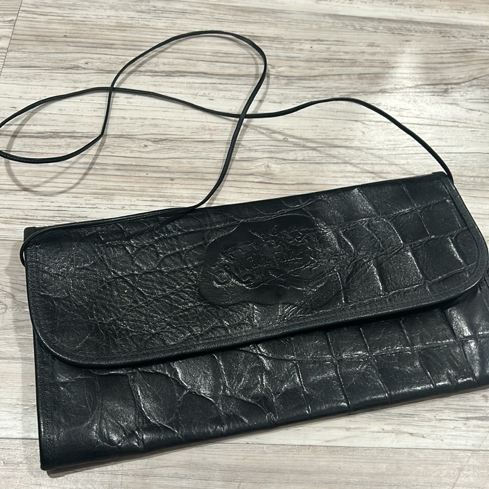 Carlos Falchi Bags genuine crocodile leather bag